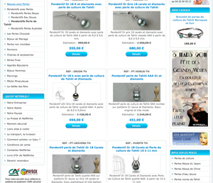 VITRINE-BIJOUX-INTERNET vitrine de site de vente en ligne de bijoux de perles de tahiti