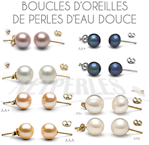 Découvrez une très large collection de boucles d'oreilles de perles d'eau douce et Or, de valeur à des prix pas chers du tout Très large collection de boucles d'oreilles de perles d'eau douce