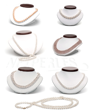 Collection de colliers de perles du site NETPERLES.COM