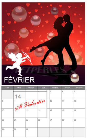 STVALEINTIN-NETPERLES-CALENDRIER Perles de culture pour la St Valentin idée, NETPERLES