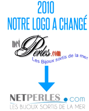 NETPERLES CHANGE SON LOGO Changement du Logo de NETPERLES