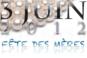 3 Juin 2012, fête des mères sur le site NETPERLES pour choisir un bijou de perles fête des mères 2012, lui offrir un bijou composé de vraies perles
