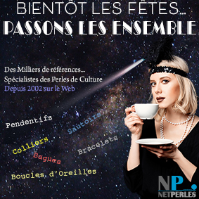 Bientot les fetes, avec des bijoux de perles la fetes sera plus belle